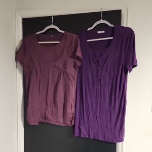 Purple Women's Tshirt Tops